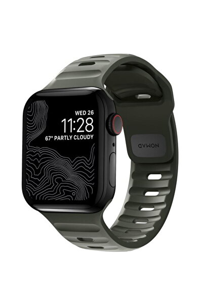 Nomad Curea sport M/L, verde - Apple Watch Ultra 2/1 (49mm) 9/8/7 (45mm)/6/SE...