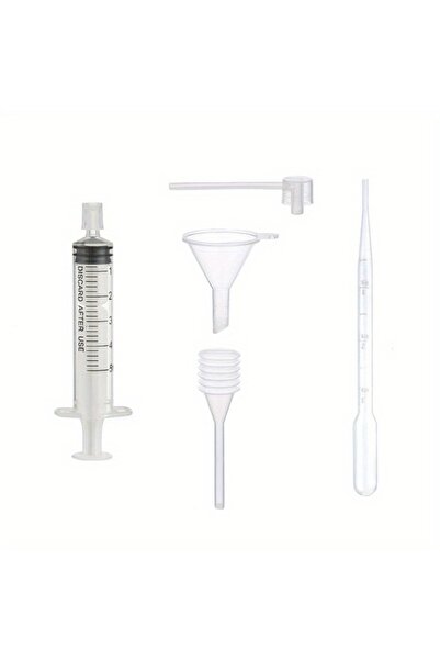 Choice Plastic Other Clear 5-piece perfume refill set: plastic funnel, pipett...