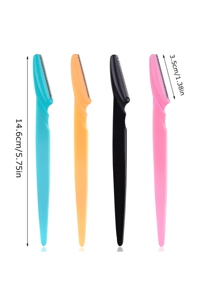 Choice ١٠ أكياس متنوعة ١٠/٣٠/٤٠ قطعة من شفرات حلاقة الحواجب والوجه للنساء، مت...