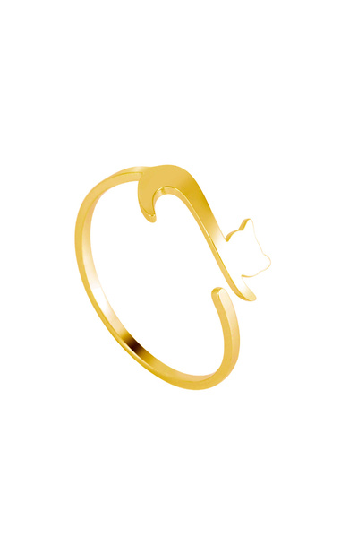 Choice خواتم قطة صغيرة كسولة قابلة لتغيير الحجم من ليميجيتون، بنمط رائع، مجوه...