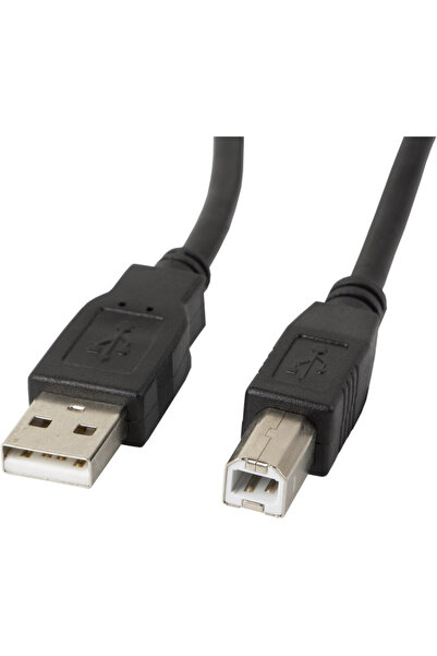 Lanberg CA-USBA-10CC-0010-BK Cablu USB 1 m USB 2.0 USB B Negru