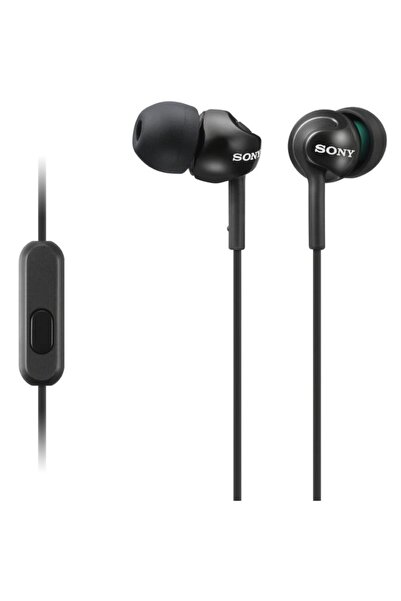 Sony MDR-EX110AP, Wired In-Ear Headphones, Black, 3.5mm Jack