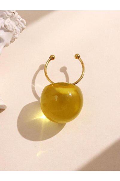 Choice خاتم مفتوح من الفولاذ المقاوم للصدأ مصنوع من الراتنج الشفاف الهلامي ال...