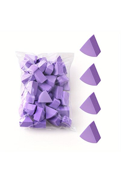 Choice ٥٠ قطعة من إسفنجات دمج المكياج المثلثة لتوزيع المكياج على كامل الوجه، ...