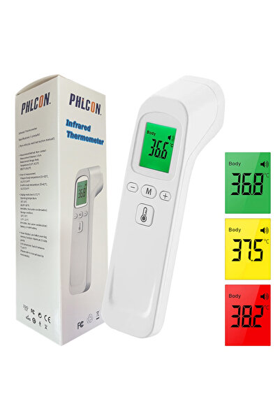 Choice مقياس حرارة رقمي بالأشعة تحت الحمراء طبي أبيض اللون، قياس سريع لدرجة ا...