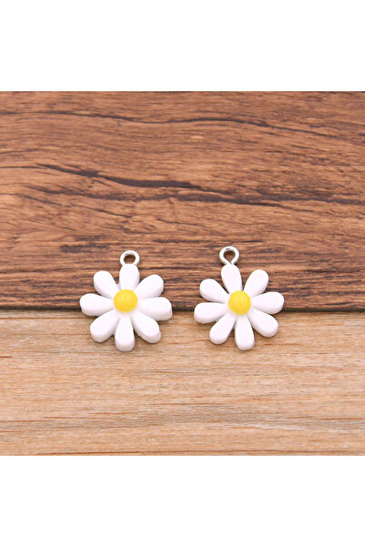 Choice 17X20mm Small White 10PCS 17X20mm 9 Colorful Daisy Flower Flatback Res...