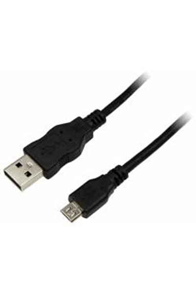 LogiLink - Cablu USB 2.0 Tip- A male la Tip- micro B male, 3 m, negru