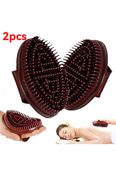 Choice Brown 2pcs 2PCS Meridian Slimming Brush Dredging Meridian Back Massage...