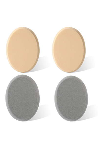 Choice5 مجموعة متنوعة من 4 قطع من إسفنجات المكياج البيضاوية، إسفنجة تجميلية ر...