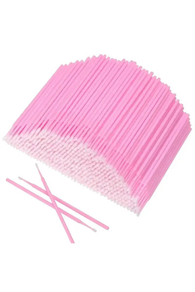 Choice A0099-100pcs pink Disposable Miniature Mascara Brush for Makeup, Clean...