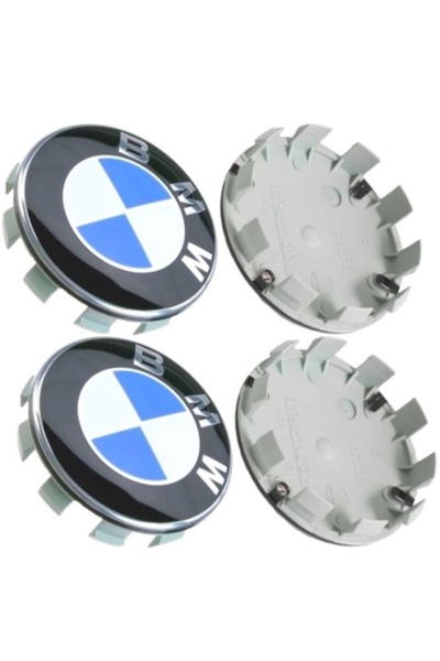MAF Set de 4 capace de roată 68mm compatibile/înlocuitoare pentru jante BMW