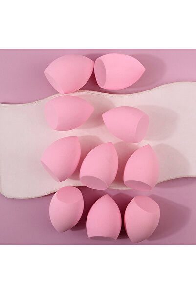 Choice بيضة تجميل وردية فائقة النعومة مكونة من 10 قطع، ذات قطع قطري، أداة تجم...