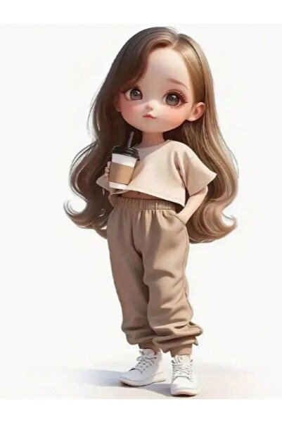 Choice E The Cool Design of the Casual Girl Keychain Is Perfect for Decoratin...