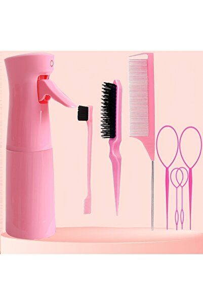 Choice DGSJT HEPH FaQ-Fen 8-piece hair styling set, 6.76 oz spray bottle and ...