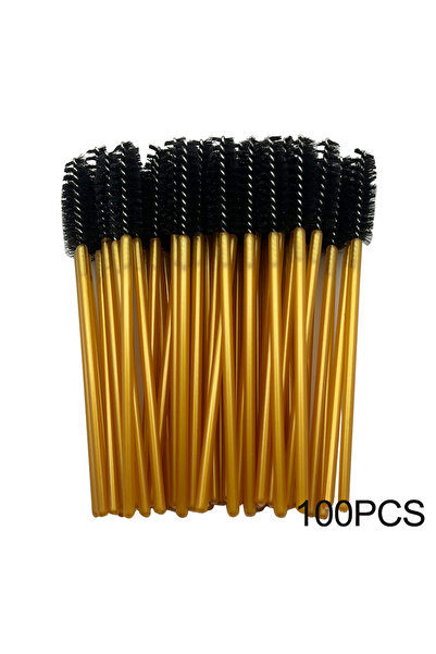 Choice1 Gold 100pcs Wholesale Lash Brushes Eyelashes Extension Brush 100/300p...