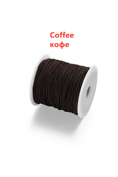 Choice خيط مطاطي للخرز والتطريز، 1 مم، 100 متر/عبوة، 0.8 مم، 1 مم، خيط مطاطي ...