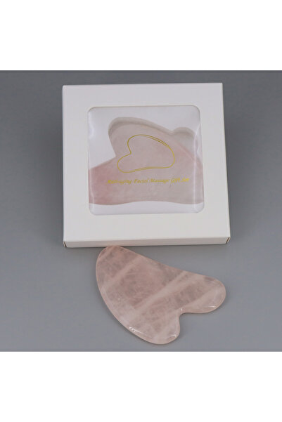 Choice1 5 قطع من ألواح تدليك غوا شا المصنوعة من حجر الكوارتز الوردي الطبيعي، ...