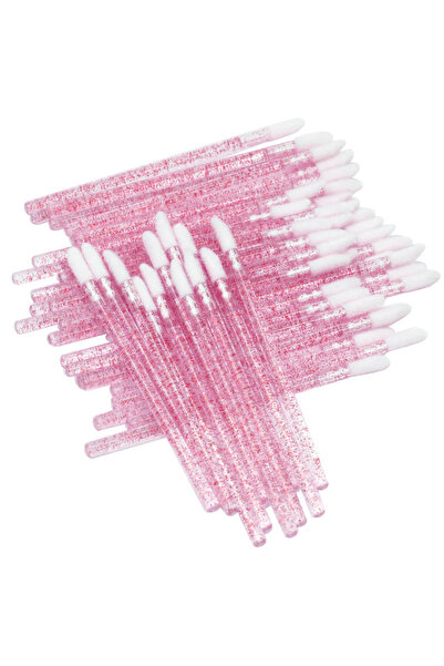 Choice7 50pcs-RED 50Pcs Disposable Crystal Lip Brush Lipstick Gloss Wands Eye...