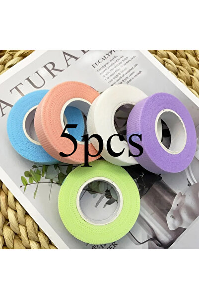 Choice5 ٥ قطع متنوعة من شريط الرموش ذي المسام الدقيقة، لوازم تمديد الرموش، أد...