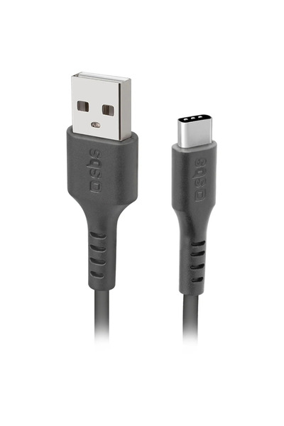 SBS Cablu TECABLEMICROC15K USB-A - USB-C 1,5 m - Negru