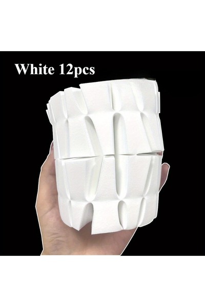 Choice3 12 قطعة/52 قطعة إسفنجة مكياج صغيرة مثلثة الشكل للاستخدام مرة واحدة، خ...