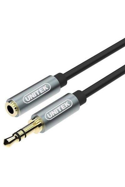 Unitek Cablu miniJack 3,5mm (M) - 3,5mm (F); Y-C932ABK