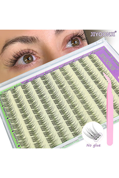 Choice YR-2504، 120 قطعة من رموش طبيعية ذاتية اللصق، قابلة لإعادة الاستخدام، ...