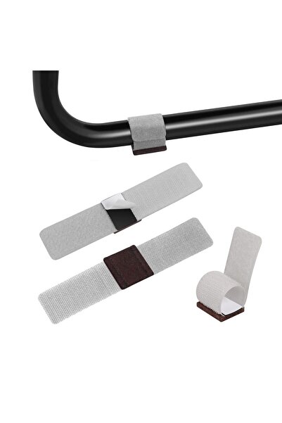 RCHYFEED Σετ προστατευτικών καρέκλας με ράγες, 32 τεμάχια, αυτοκόλλητη τσόχα,...