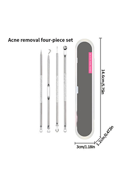 choice2 Four-piece set Acne Needle Blackhead Cell Clip Suit Double-Headed Acn...