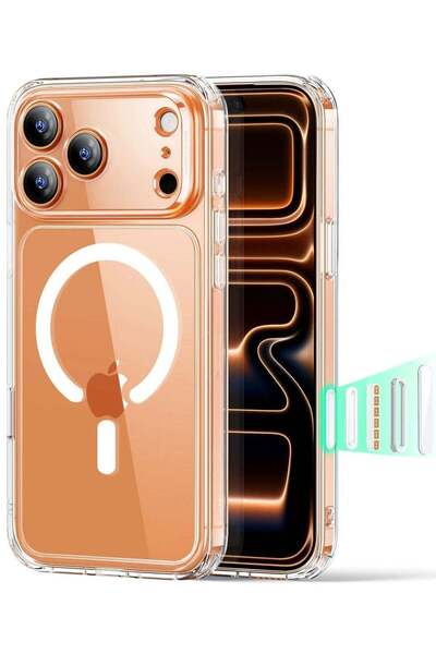 Generic AJYAL Clear Magnetic Case for iPhone 17 Pro Max