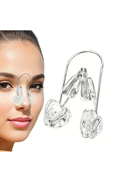 Choice مشبك تجميل شفاف لرفع وتشكيل الأنف، أداة لتقويم وتجميل الأنف، جهاز تدلي...