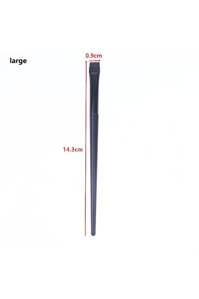 Choice3 فرشاة تجعيد الرموش كبيرة سوداء اللون، قطعة واحدة، برأس مسطح، أداة احت...