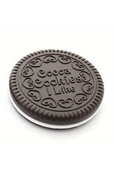 Choice Coffee Color Portable Foldable Circular Small Mirror, Chocolate Biscui...