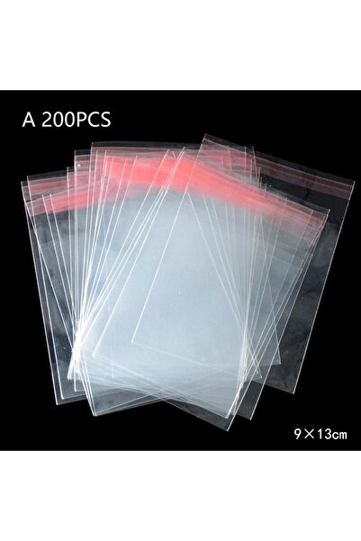 Choice 200 قطعة من بطاقات الكرتون ذات قاعدة أظافر لاصقة، أكياس تغليف مربعة لع...