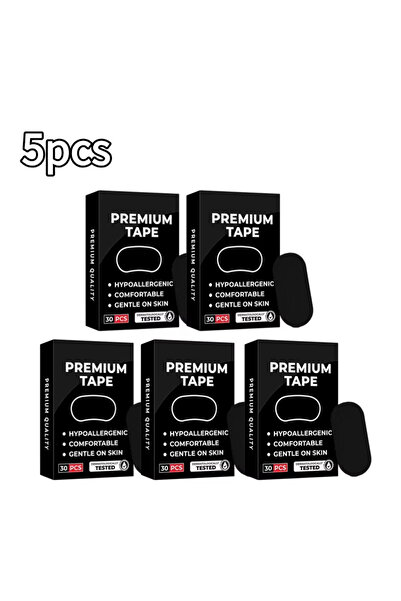 choice2 ٥ علب من شريط لاصق مرن للنوم مع إغلاق الفم، يمنع الشخير، شريط لاصق لل...