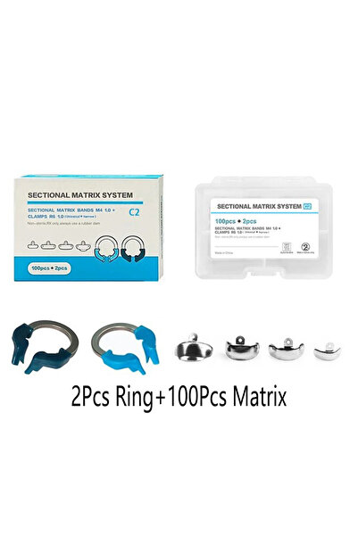 Choice F3 صندوق واحد F3/G3 نظام مصفوفة الأسنان القطاعية مصفوفات معدنية قطاعية...