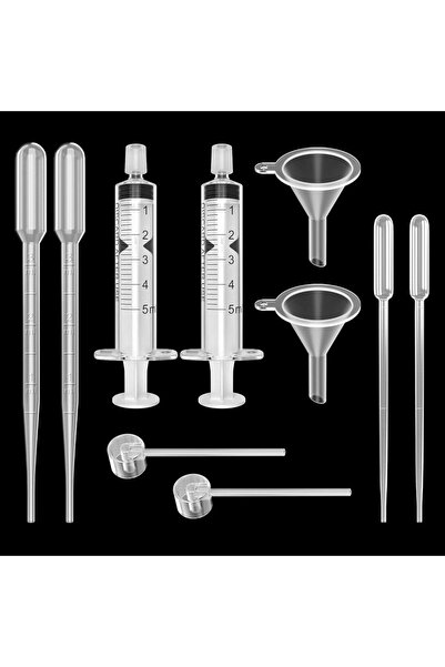 Choice طقم أدوات إعادة تعبئة العطور (قطعتان) - محقنة بلاستيكية لاستخراج العطو...