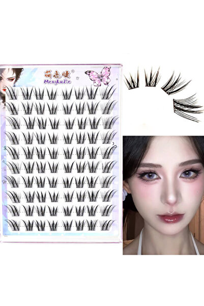 Choice Glue-free 02 New Chinese Style False Eyelashes Foxes Style Dense Singl...