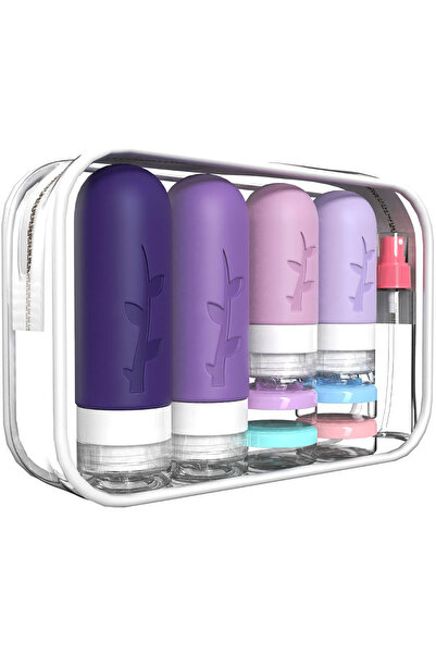 Choice Silicone 17PCS-F 17PCS Leakproof Travel Bottles Set, Silicone Toiletry...