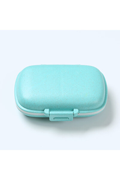 Choice1 Blue AiQUE 8 Grids Mini Pill Case Sealed Container Waterproof Moistur...
