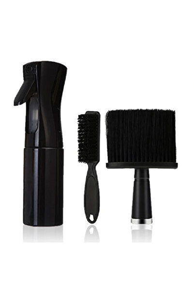 Choice1 Set 2 3pcs/set Haircut Kit Beard Shaving Brush Neck Duster with Mist ...