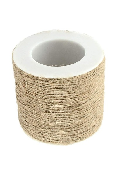 Choice AECH02-20451 1 Roll 109 Yards Jute Twine Arts and Crafts Hemp Cord 1mm...