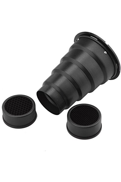 Generic Snoot cu grid 250mm pentru blitz de studio cu montura Universala