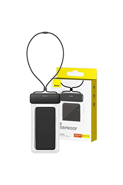 Baseus Husa Waterproof AquaGlide cu Cylindrical Slide Lock, Negru