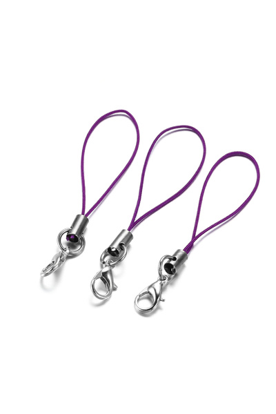 Choice حبل تعليق أرجواني داكن، 100 قطعة، حبل تعليق، حبل تعليق، مشبك لوبستر، ح...