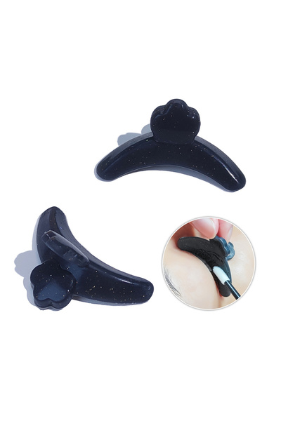 Choice وسادة PERMANIA السوداء لتعديل الرموش، واقيات تثبيت الرموش، لوحة فاصل ا...