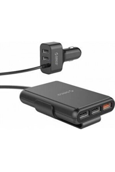 Orico Încărcător auto UCP-5P 52W cu prelungitor negru