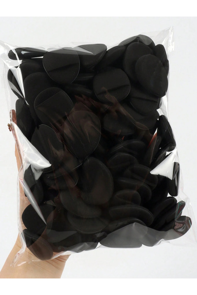 Choice5 ٥٠ قطعة - أسود - دائري - ١٠/٥٠ قطعة من إسفنجات بودرة الأصابع، مع وساد...