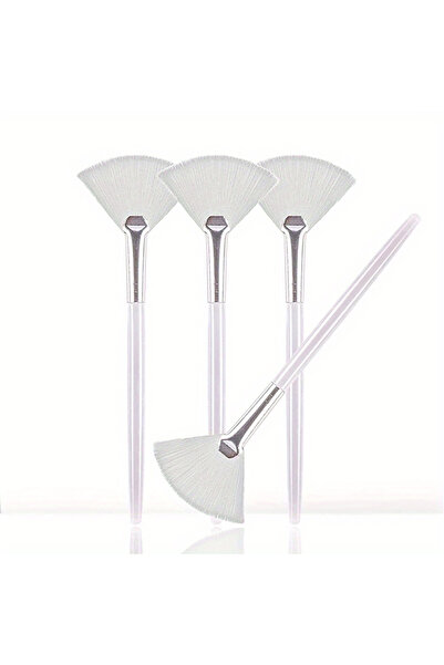 Choice1 4PCS-White 4-piece handle makeup brush set facial mask highlighter br...