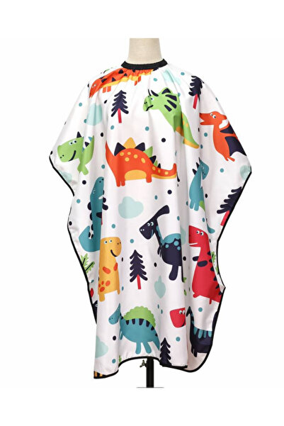 Choice رداء حلاقة للأطفال من البوليستر بتصميم كرتوني، مناسب لقص الشعر والعناي...